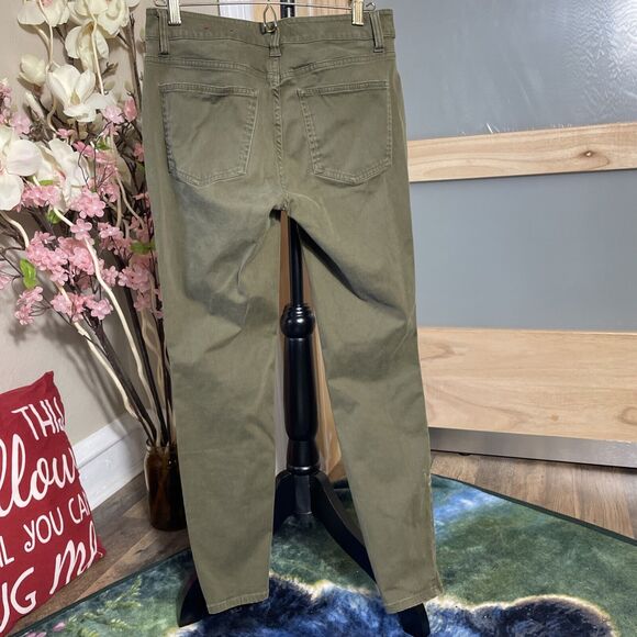 Talbots Womens Simply Flattering 5 Pocket Jegging Jeans 6P Green Skinny - Picture 7 of 10